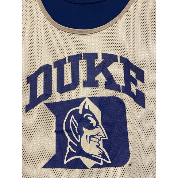 Vintage RARE STARTER 90s DUKE Blue Devils Mens Jersey T-Shirt NCAA Korea Large - Picture 11 of 16